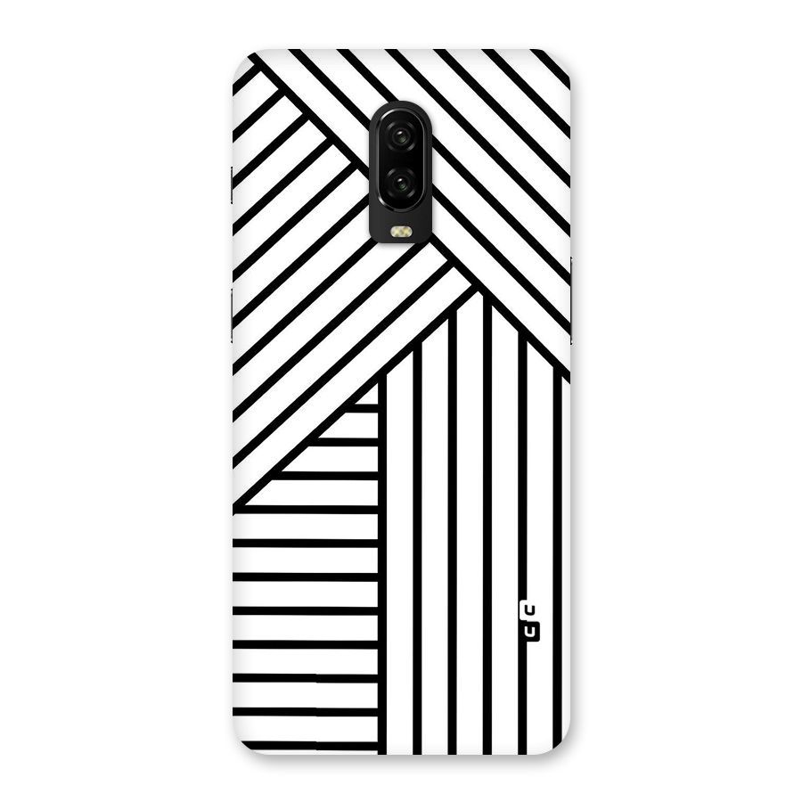 Lines Pattern Stripes Back Case for OnePlus 6T