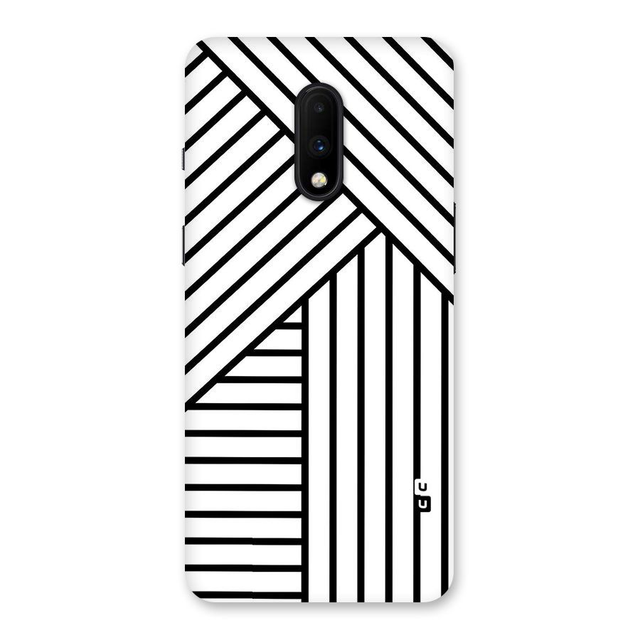 Lines Pattern Stripes Back Case for OnePlus 7