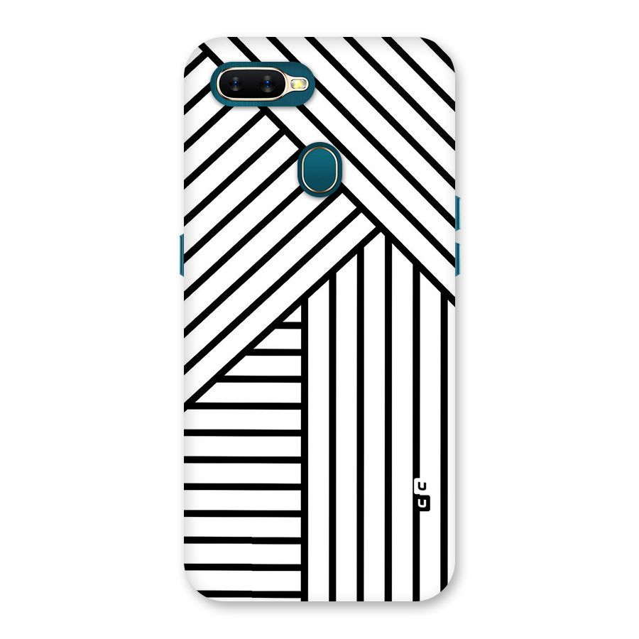 Lines Pattern Stripes Back Case for Oppo A11k