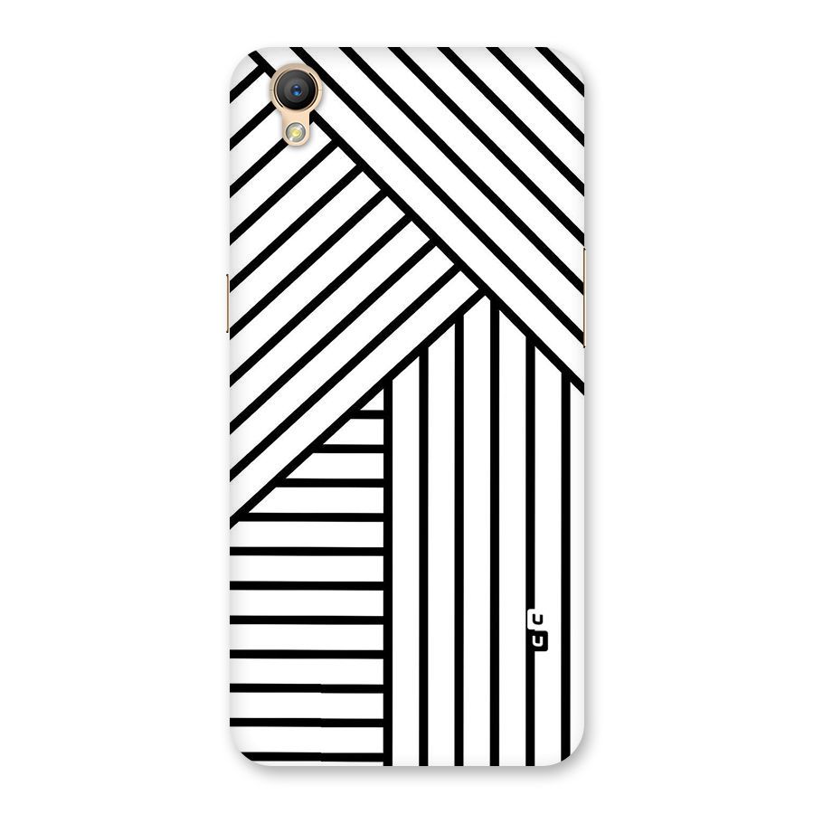 Lines Pattern Stripes Back Case for Oppo A37