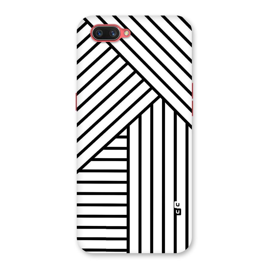 Lines Pattern Stripes Back Case for Oppo A3s