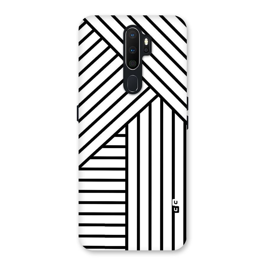 Lines Pattern Stripes Back Case for Oppo A5 (2020)