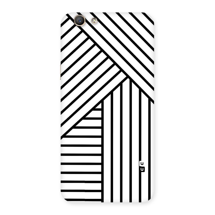 Lines Pattern Stripes Back Case for Oppo F1s