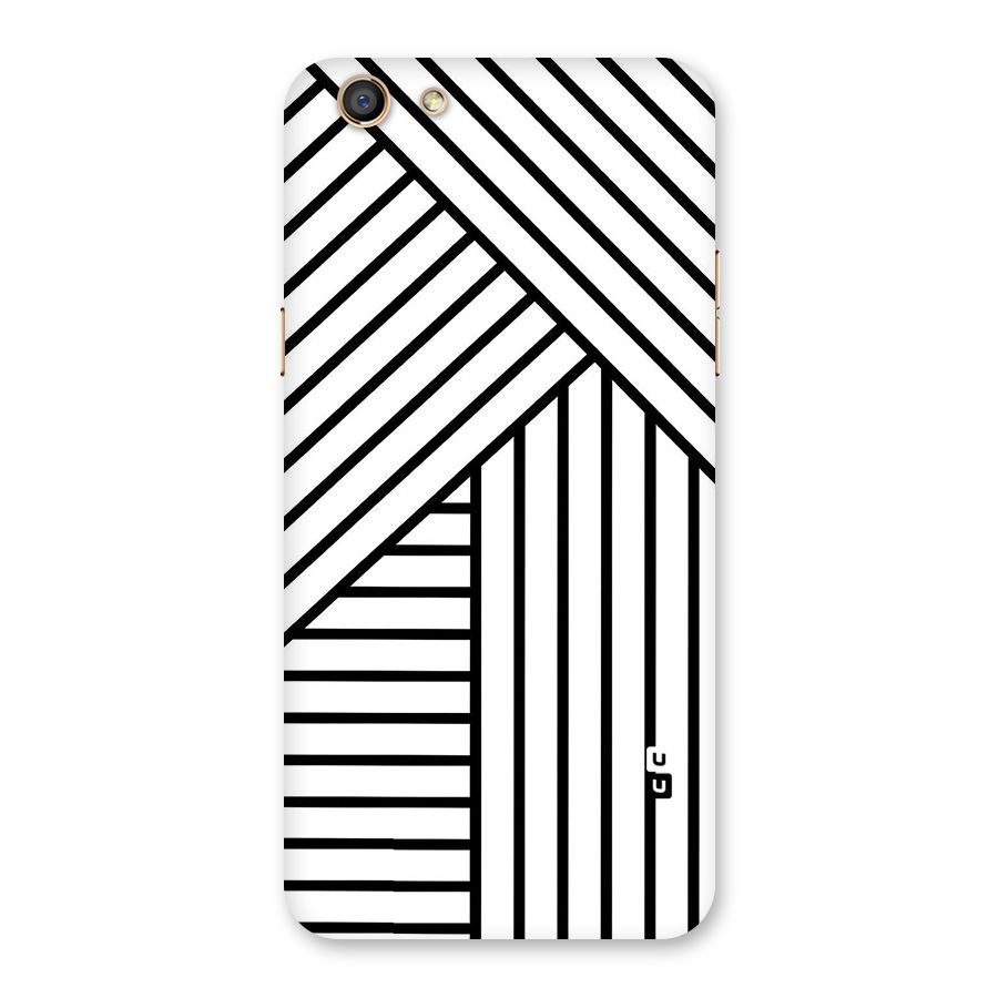 Lines Pattern Stripes Back Case for Oppo F3