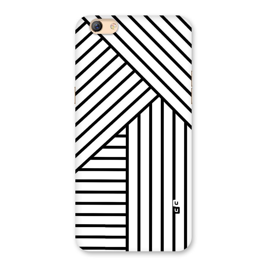 Lines Pattern Stripes Back Case for Oppo F3 Plus