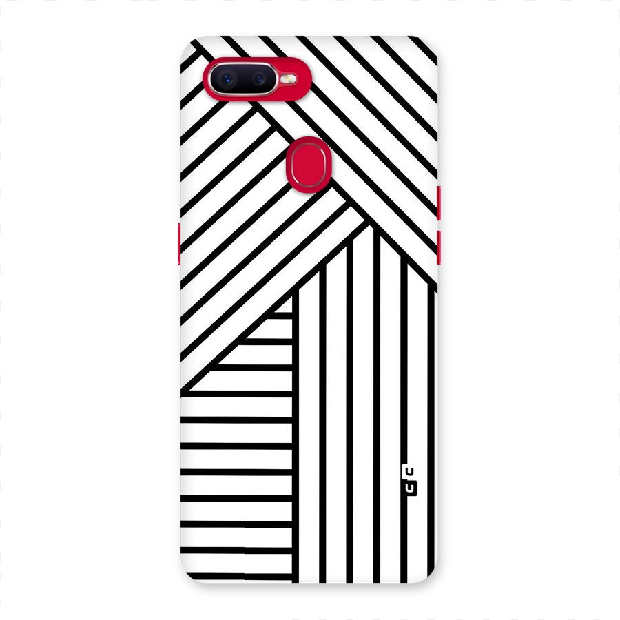 Lines Pattern Stripes Back Case for Oppo F9 Pro