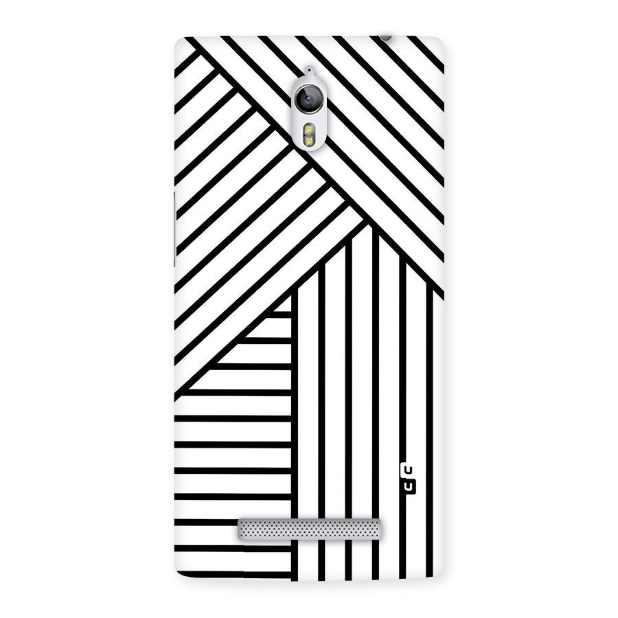 Lines Pattern Stripes Back Case for Oppo Find 7