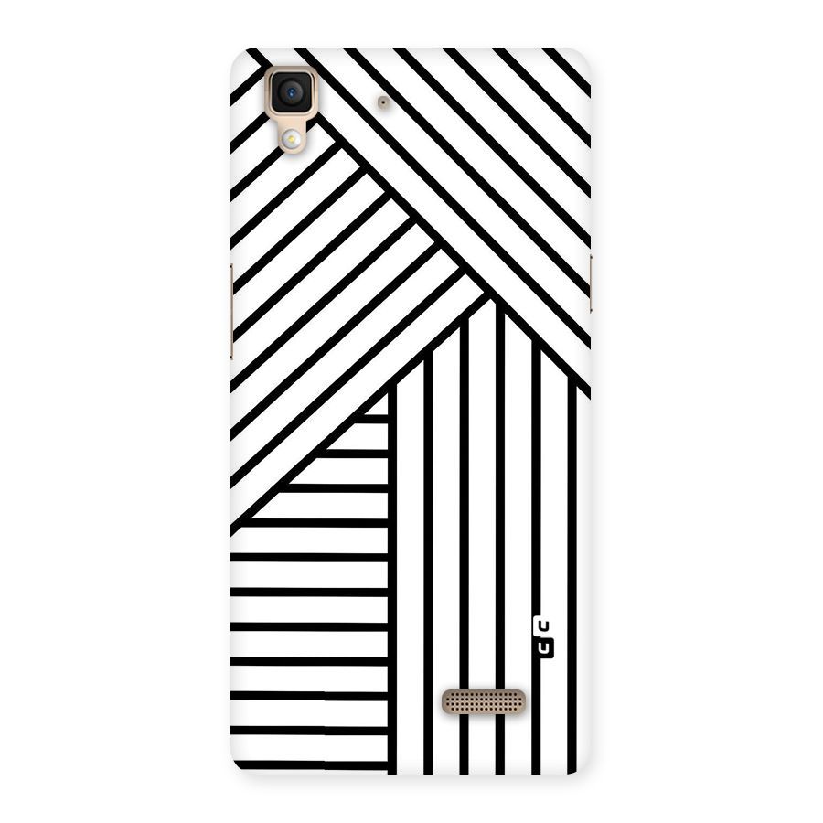 Lines Pattern Stripes Back Case for Oppo R7