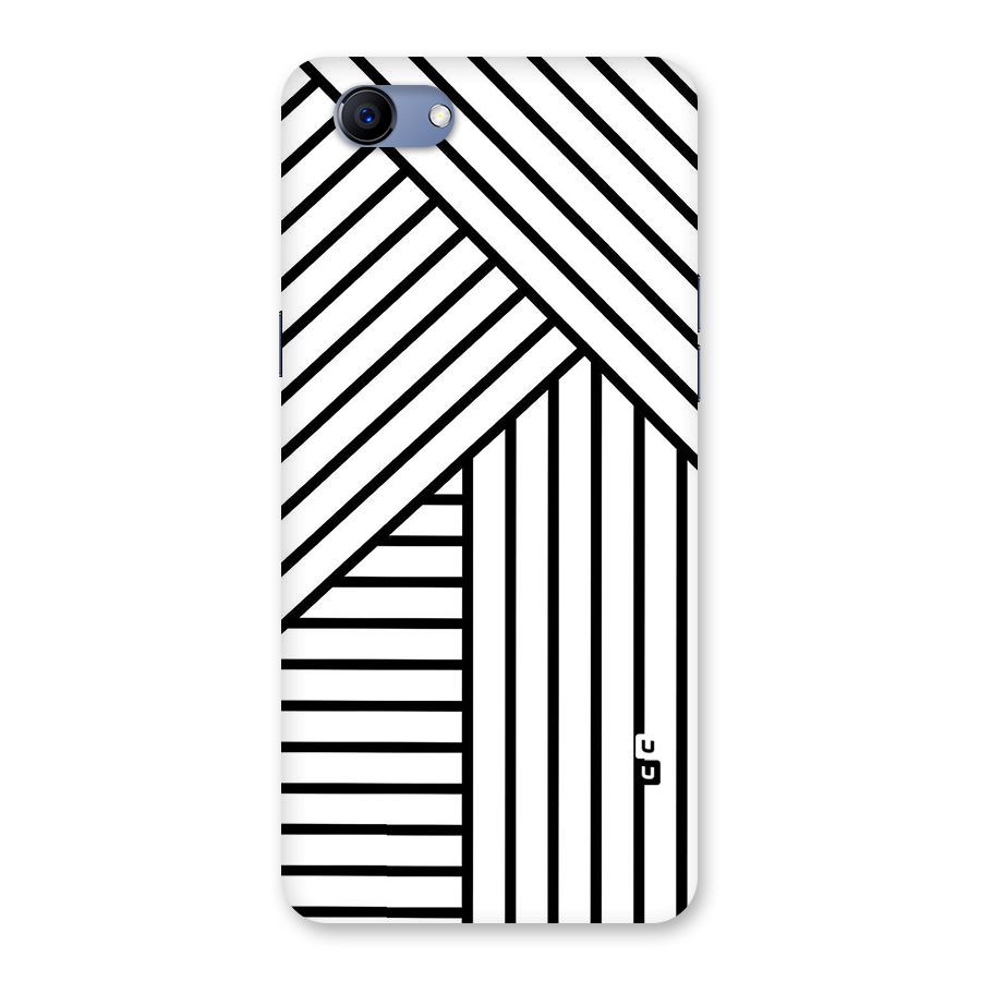 Lines Pattern Stripes Back Case for Oppo Realme 1