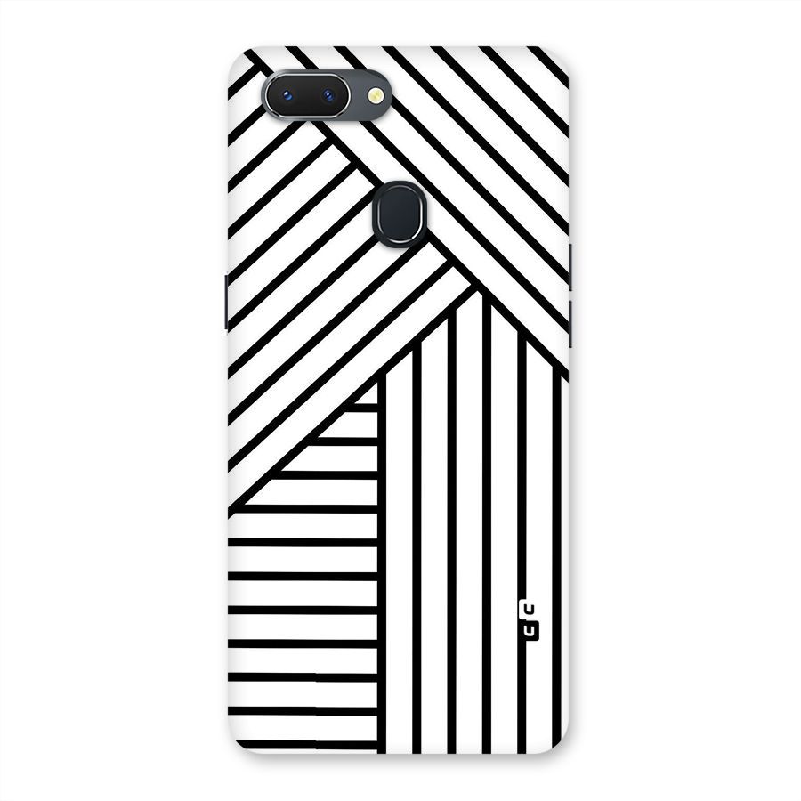Lines Pattern Stripes Back Case for Oppo Realme 2