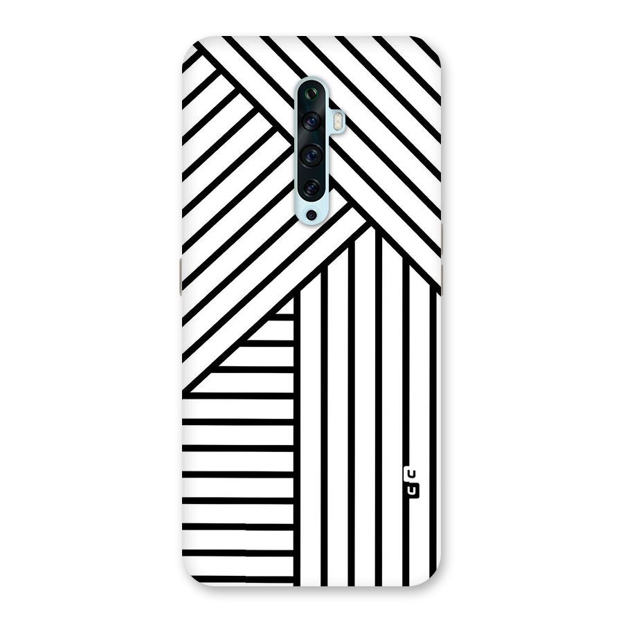 Lines Pattern Stripes Back Case for Oppo Reno2 Z