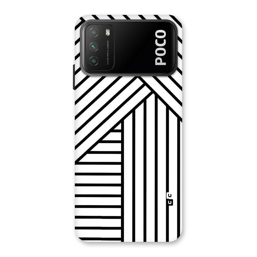 Lines Pattern Stripes Back Case for Poco M3