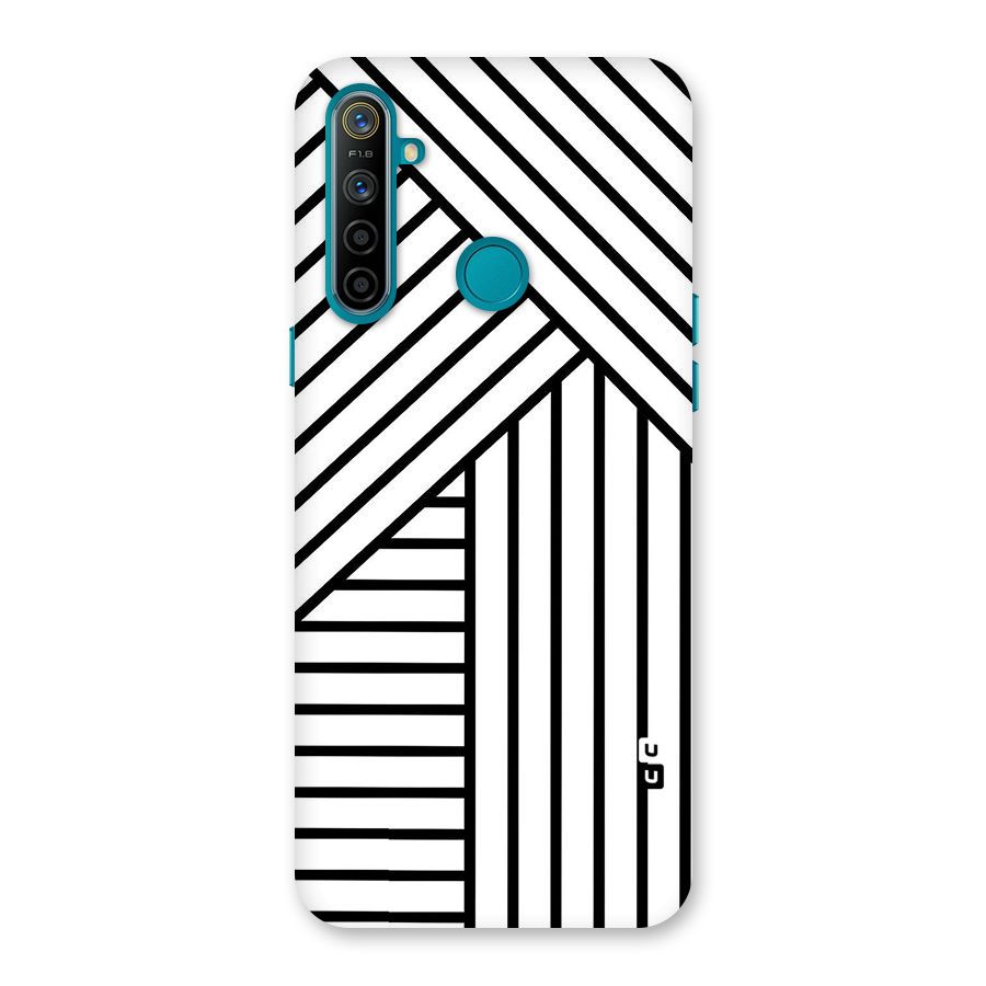 Lines Pattern Stripes Back Case for Realme 5i