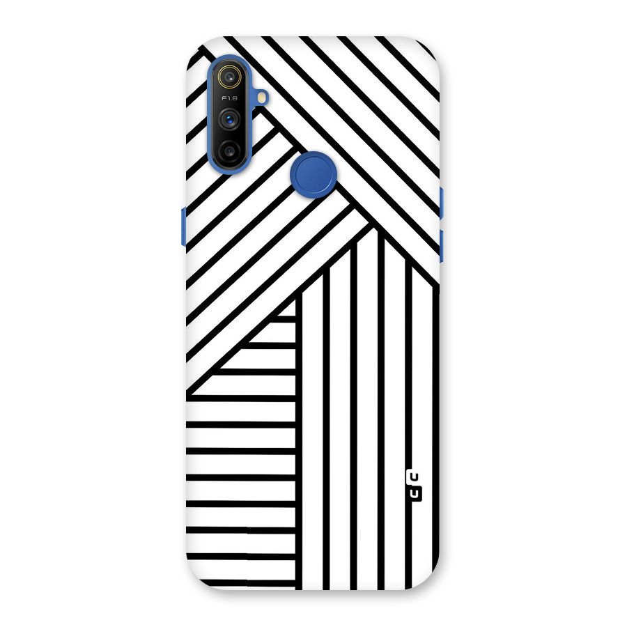 Lines Pattern Stripes Back Case for Realme Narzo 10A