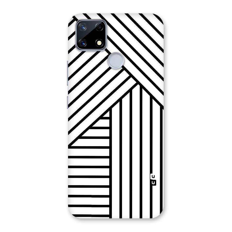 Lines Pattern Stripes Back Case for Realme Narzo 20