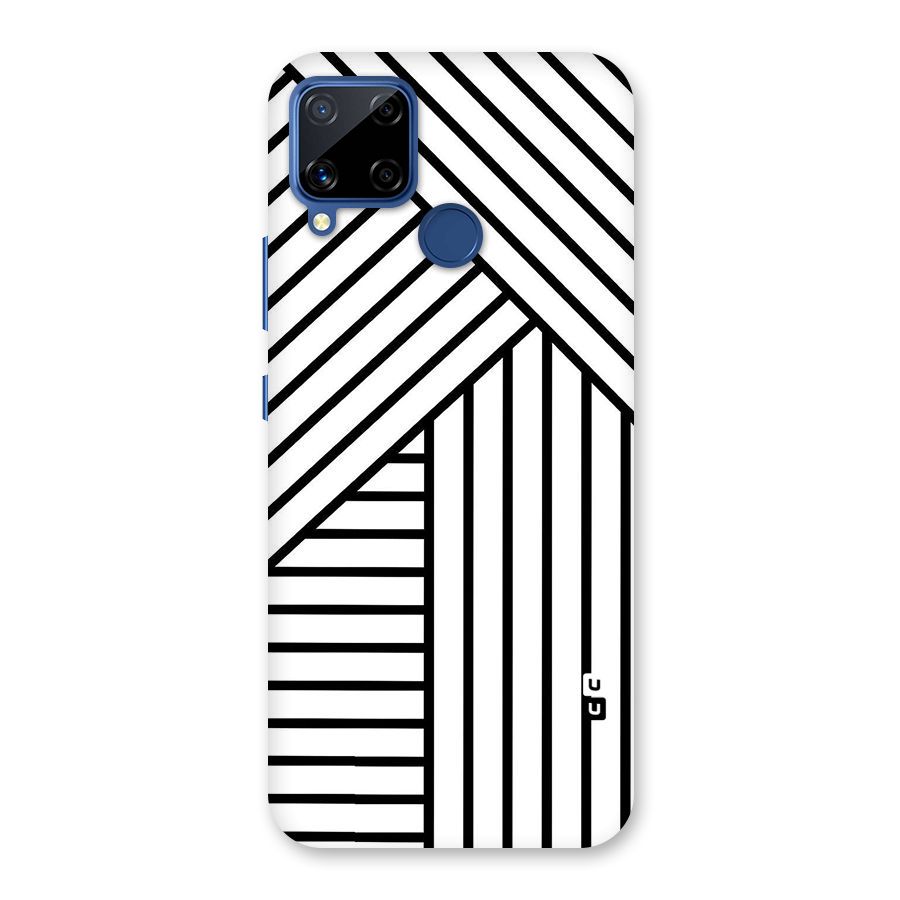 Lines Pattern Stripes Back Case for Realme Narzo 30A