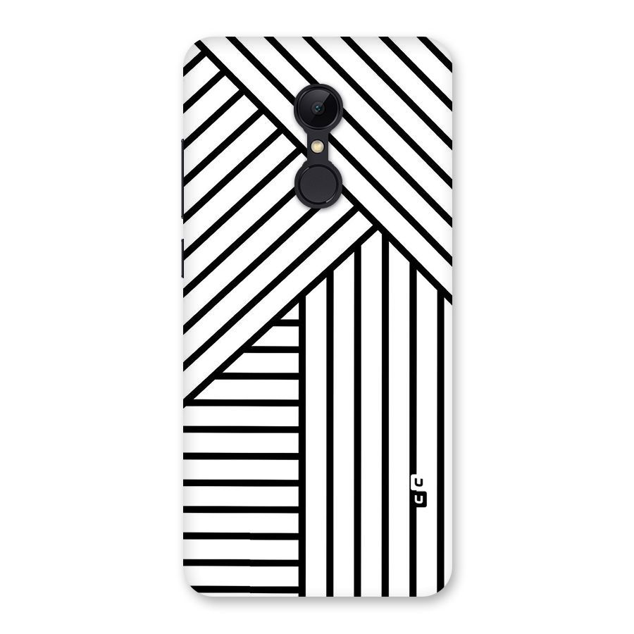 Lines Pattern Stripes Back Case for Redmi 5