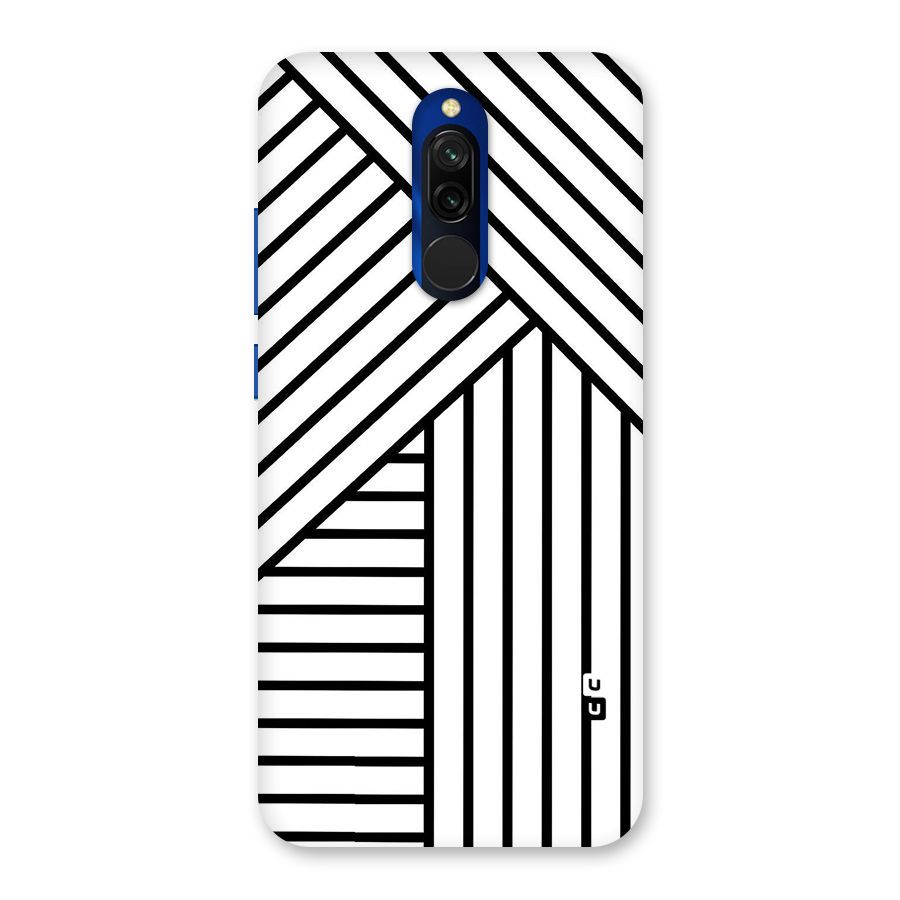 Lines Pattern Stripes Back Case for Redmi 8