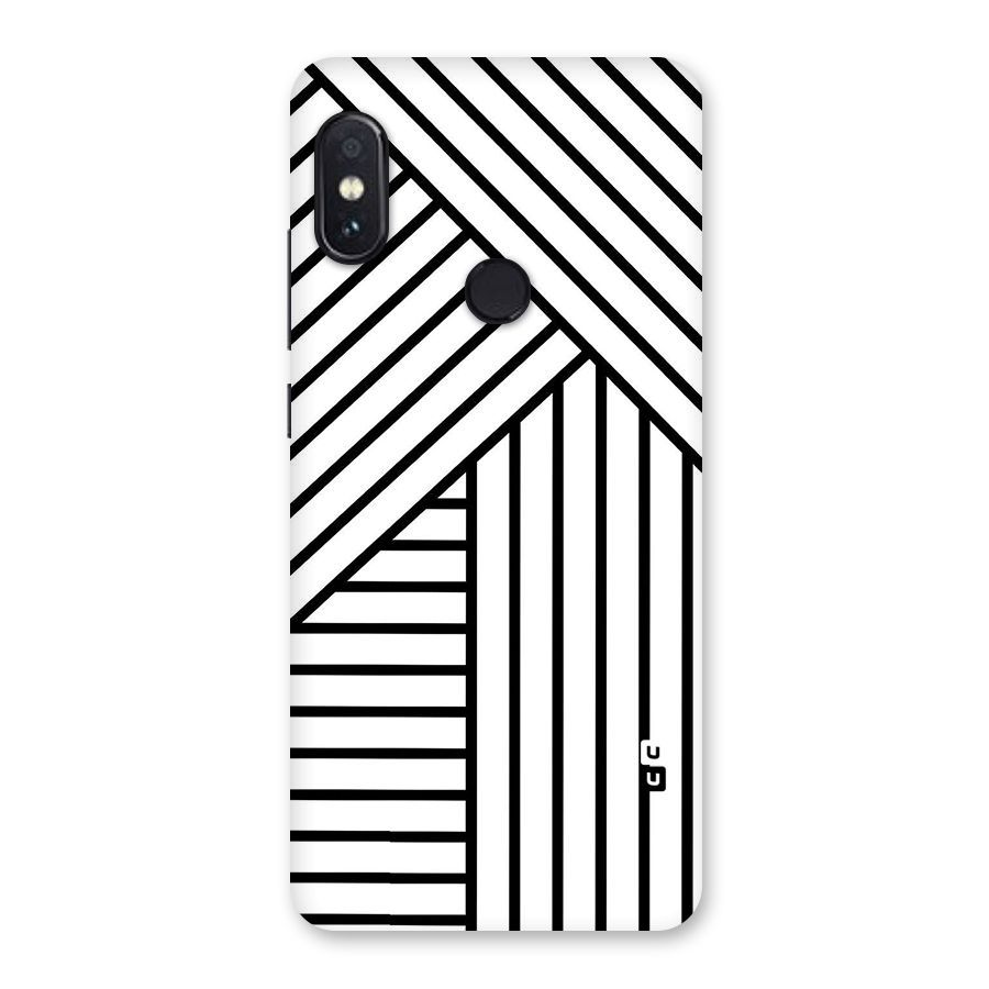 Lines Pattern Stripes Back Case for Redmi Note 5 Pro