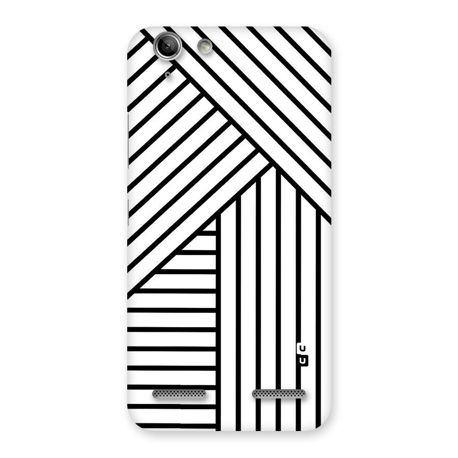 Lines Pattern Stripes Back Case for Vibe K5 Plus