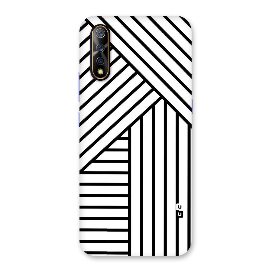 Lines Pattern Stripes Back Case for Vivo S1