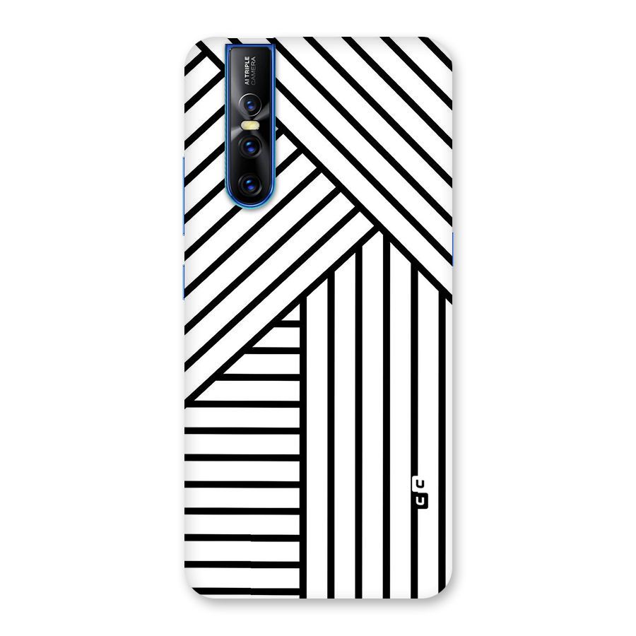 Lines Pattern Stripes Back Case for Vivo V15 Pro