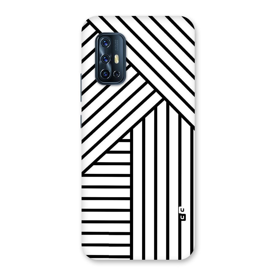 Lines Pattern Stripes Back Case for Vivo V17