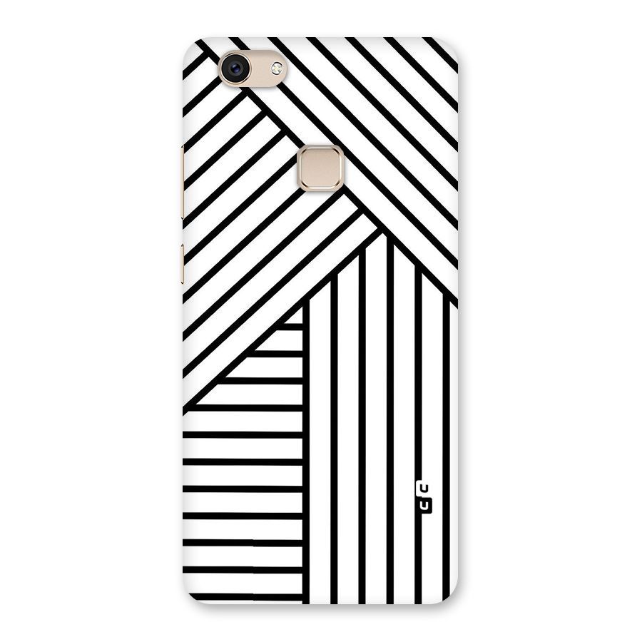 Lines Pattern Stripes Back Case for Vivo V7