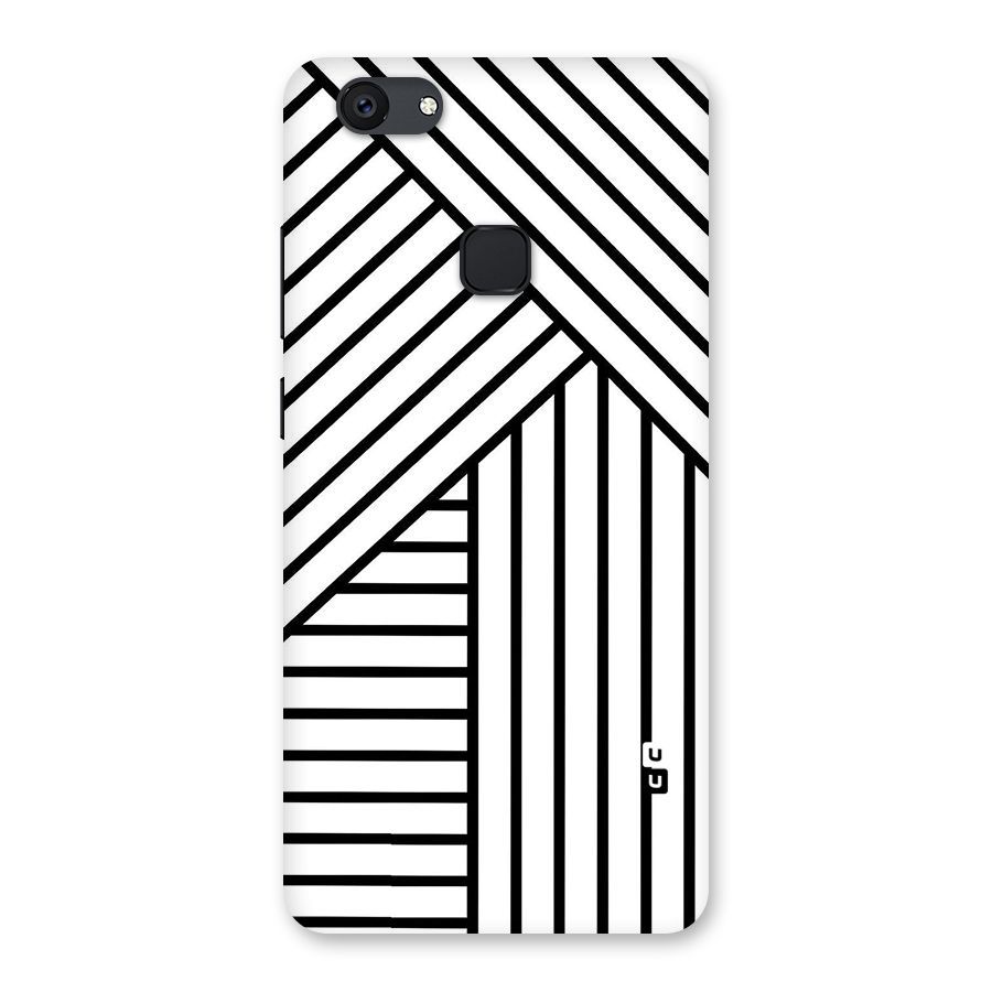 Lines Pattern Stripes Back Case for Vivo V7 Plus