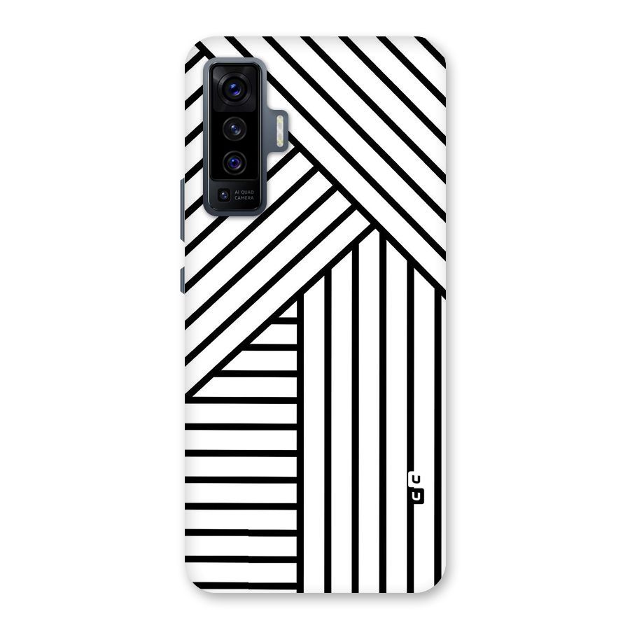 Lines Pattern Stripes Back Case for Vivo X50