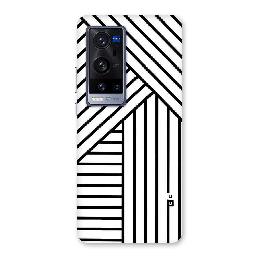 Lines Pattern Stripes Back Case for Vivo X60 Pro Plus