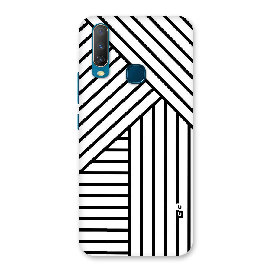 Lines Pattern Stripes Back Case for Vivo Y17