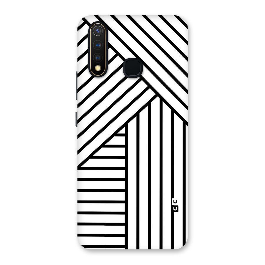 Lines Pattern Stripes Back Case for Vivo Y19
