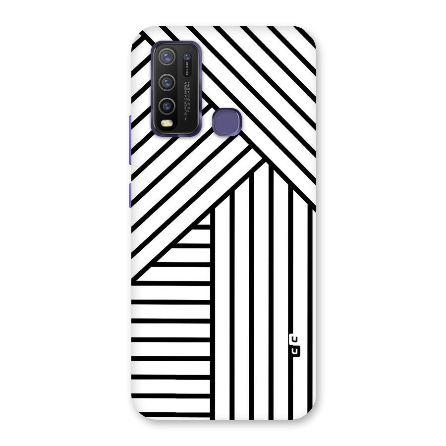 Lines Pattern Stripes Back Case for Vivo Y50