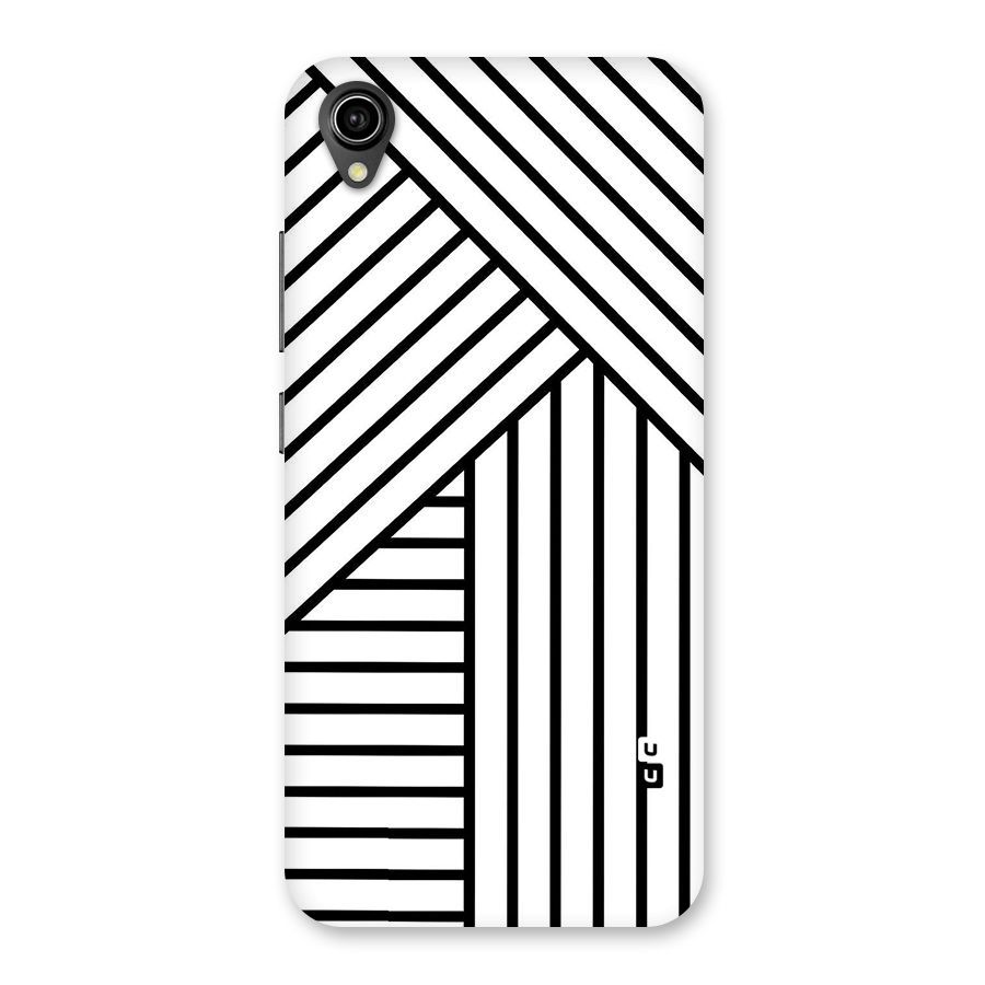 Lines Pattern Stripes Back Case for Vivo Y90