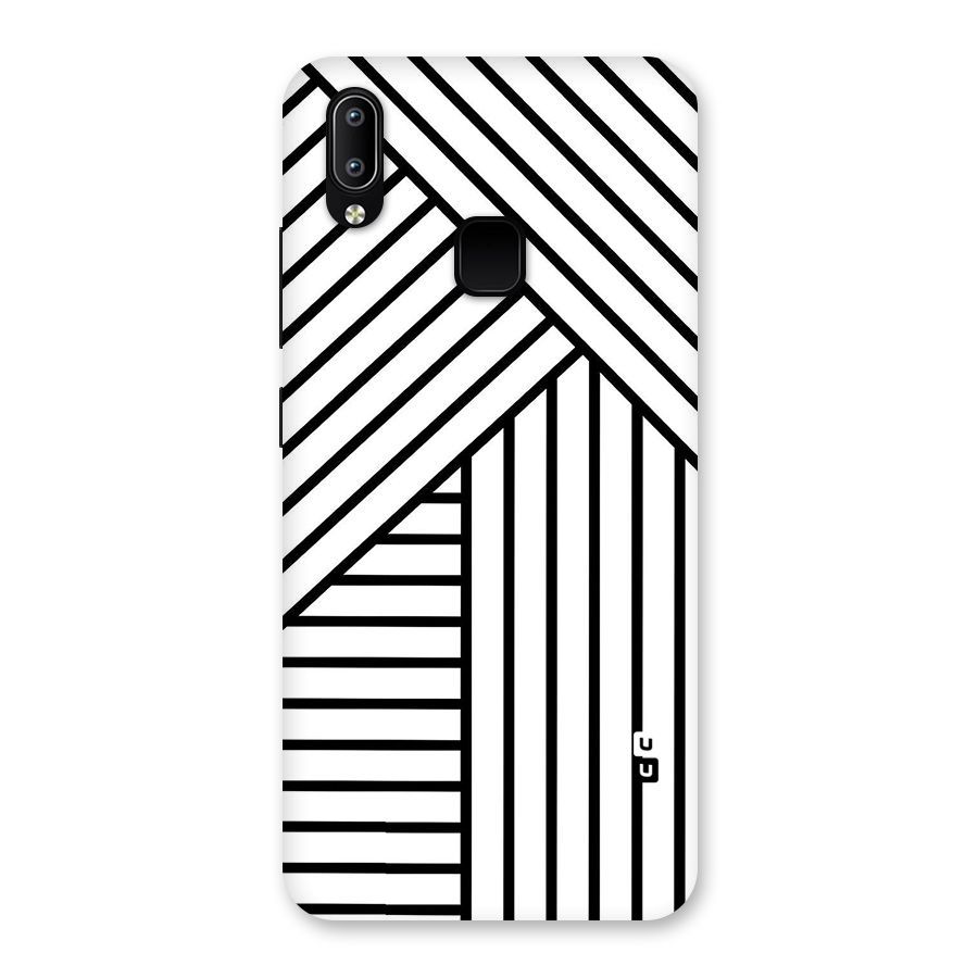 Lines Pattern Stripes Back Case for Vivo Y93