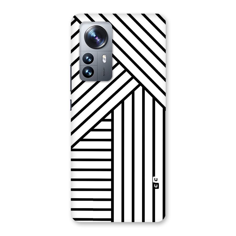 Lines Pattern Stripes Back Case for Xiaomi 12 Pro