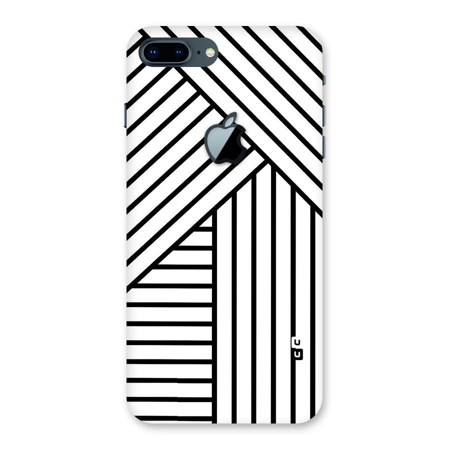 Lines Pattern Stripes Back Case for iPhone 7 Plus Apple Cut