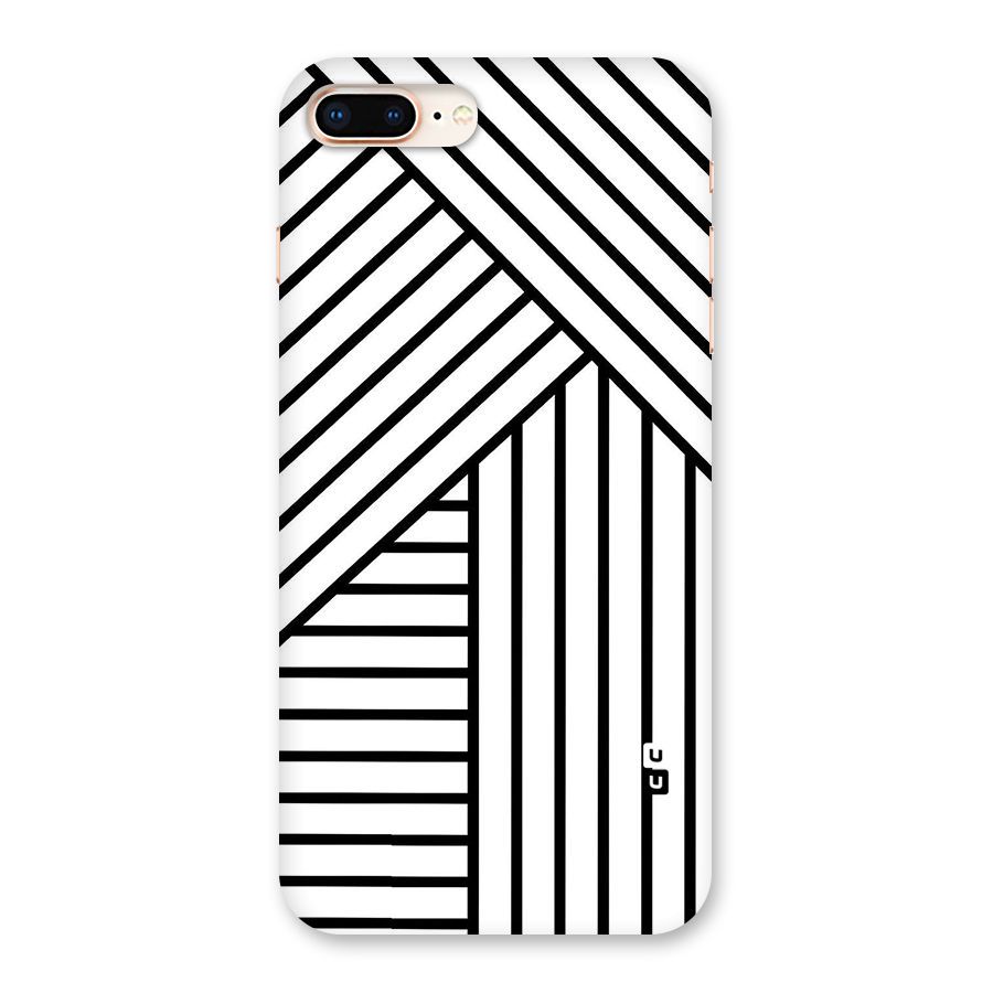Lines Pattern Stripes Back Case for iPhone 8 Plus
