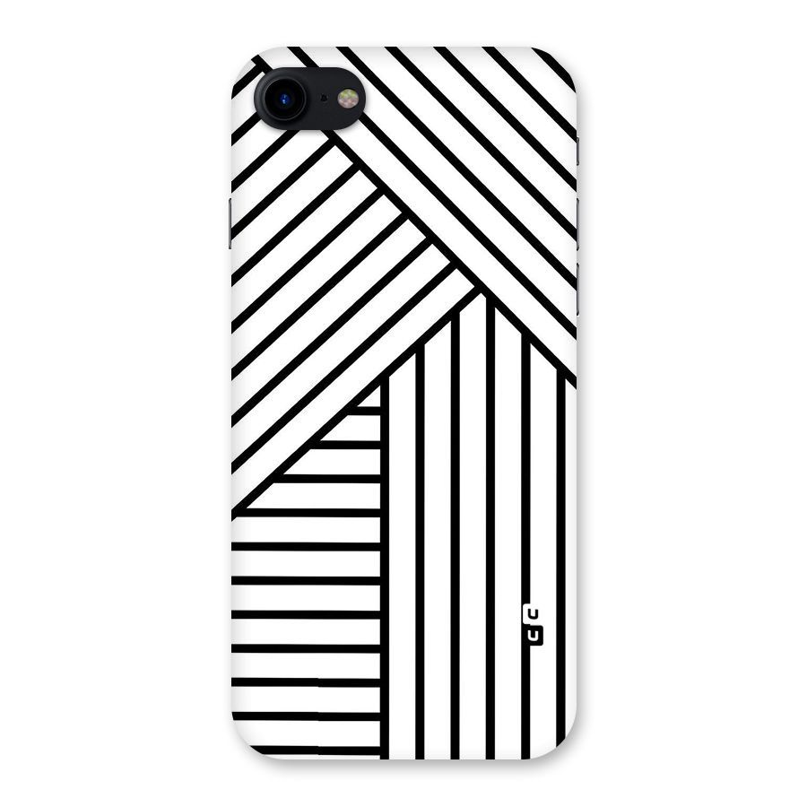 Lines Pattern Stripes Back Case for iPhone SE 2020