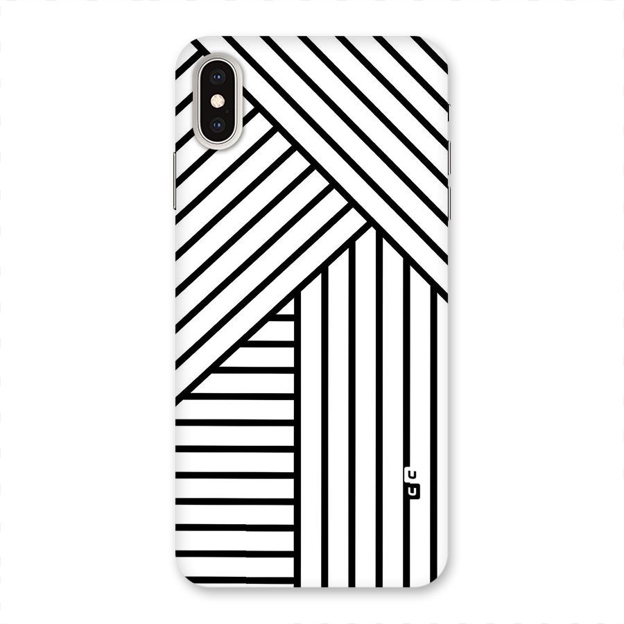 Lines Pattern Stripes Back Case for iPhone XS Max