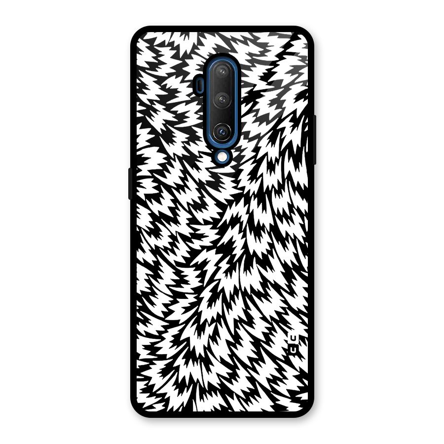 Lion Abstract Art Pattern Glass Back Case for OnePlus 7T Pro