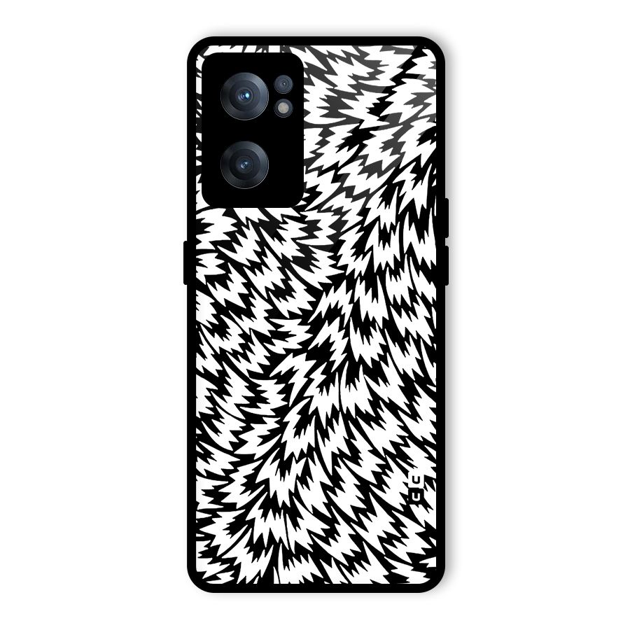 Lion Abstract Art Pattern Glass Back Case for OnePlus Nord CE 2 5G