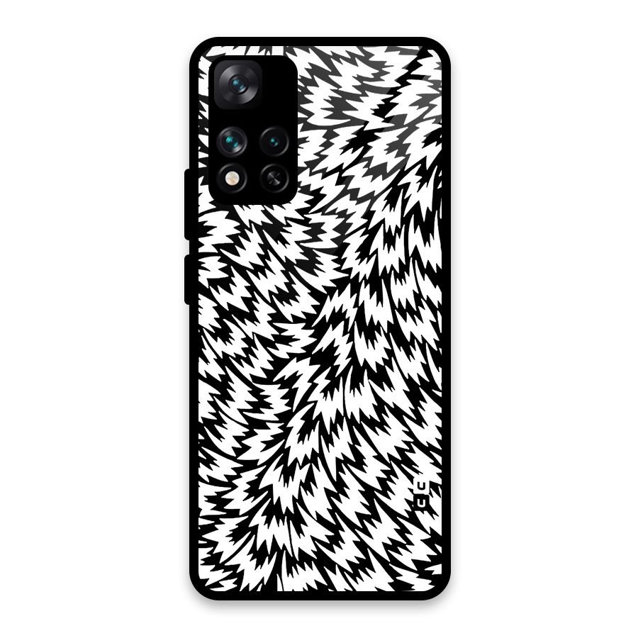 Lion Abstract Art Pattern Glass Back Case for Xiaomi 11i 5G