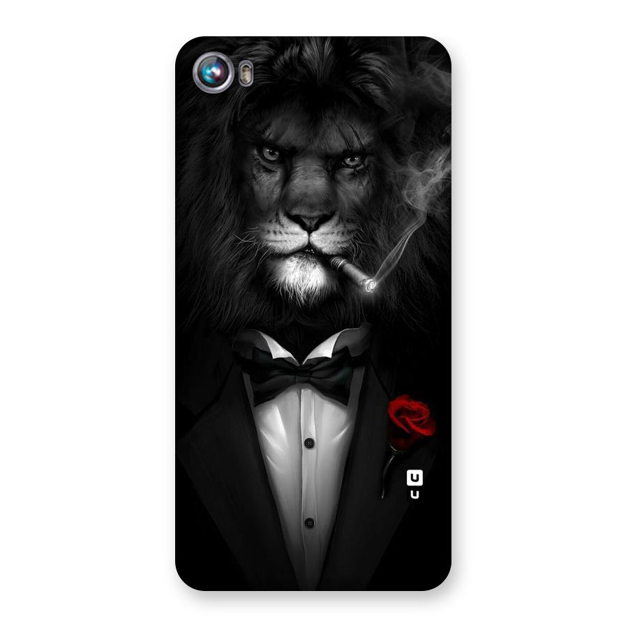 Lion Class Back Case for Micromax Canvas Fire 4 A107