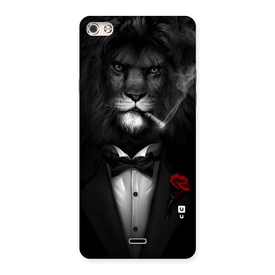 Lion Class Back Case for Micromax Canvas Silver 5