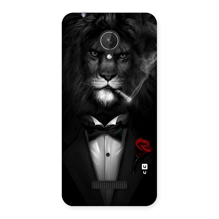 Lion Class Back Case for Micromax Canvas Spark Q380