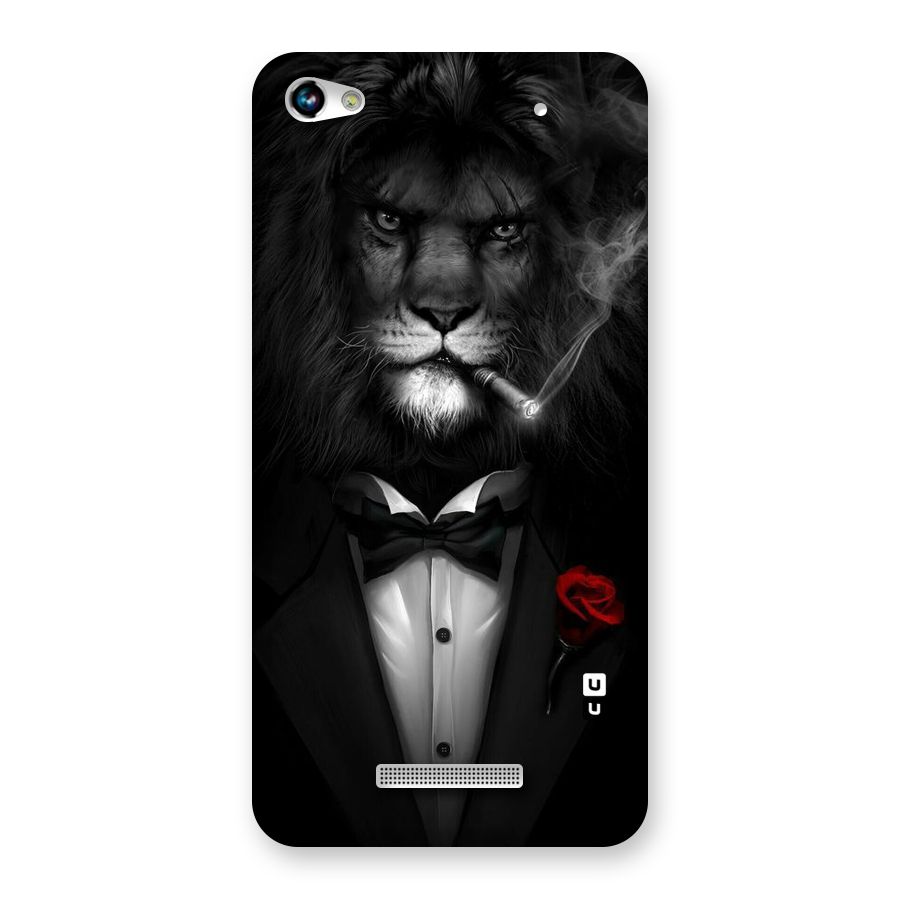 Lion Class Back Case for Micromax Hue 2