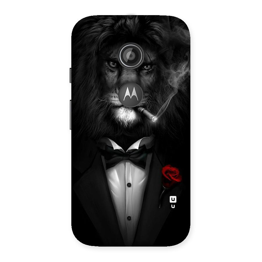 Lion Class Back Case for Moto E 2nd Gen