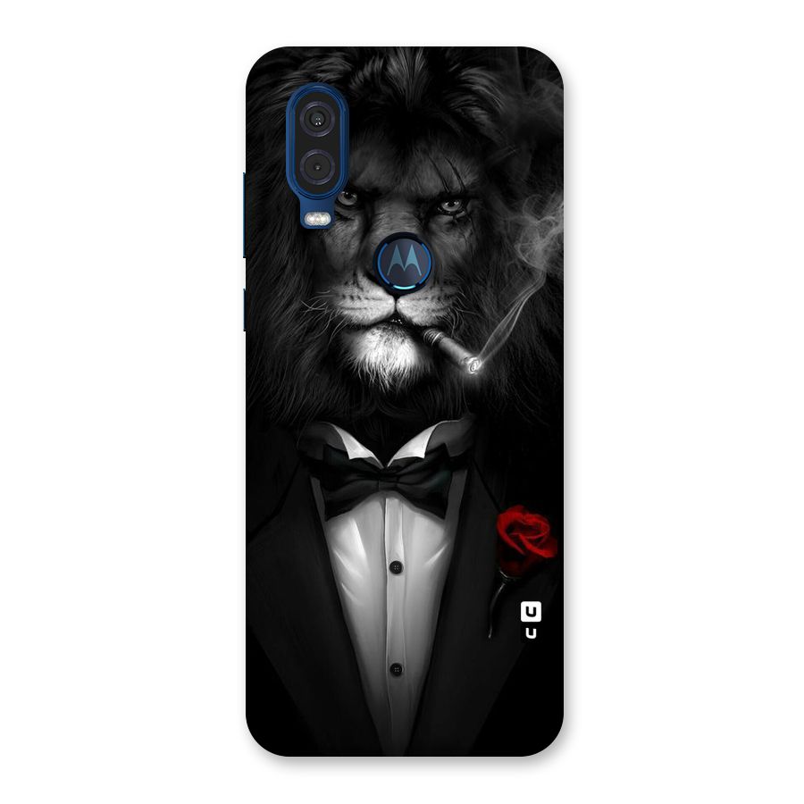 Lion Class Back Case for Motorola One Vision